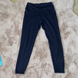 Aerie pocket leggings in dark blue